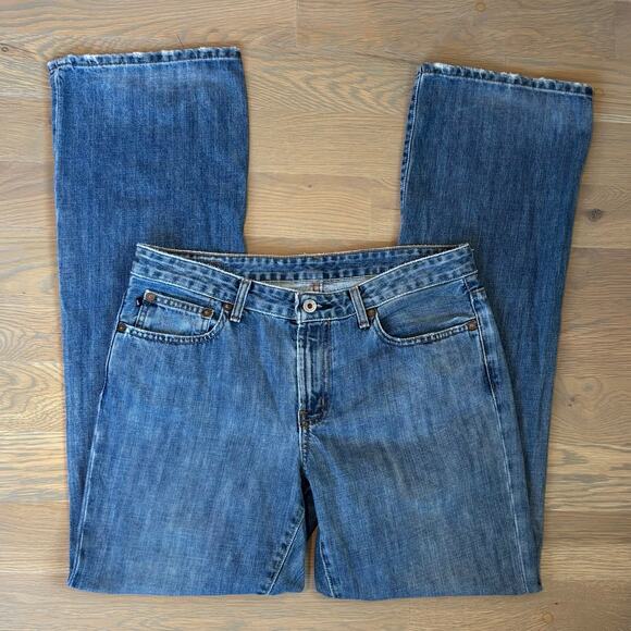 Ralph Lauren Blue Boot Cut Jeans talk inseam 34 Y2K - Picture 2 of 8